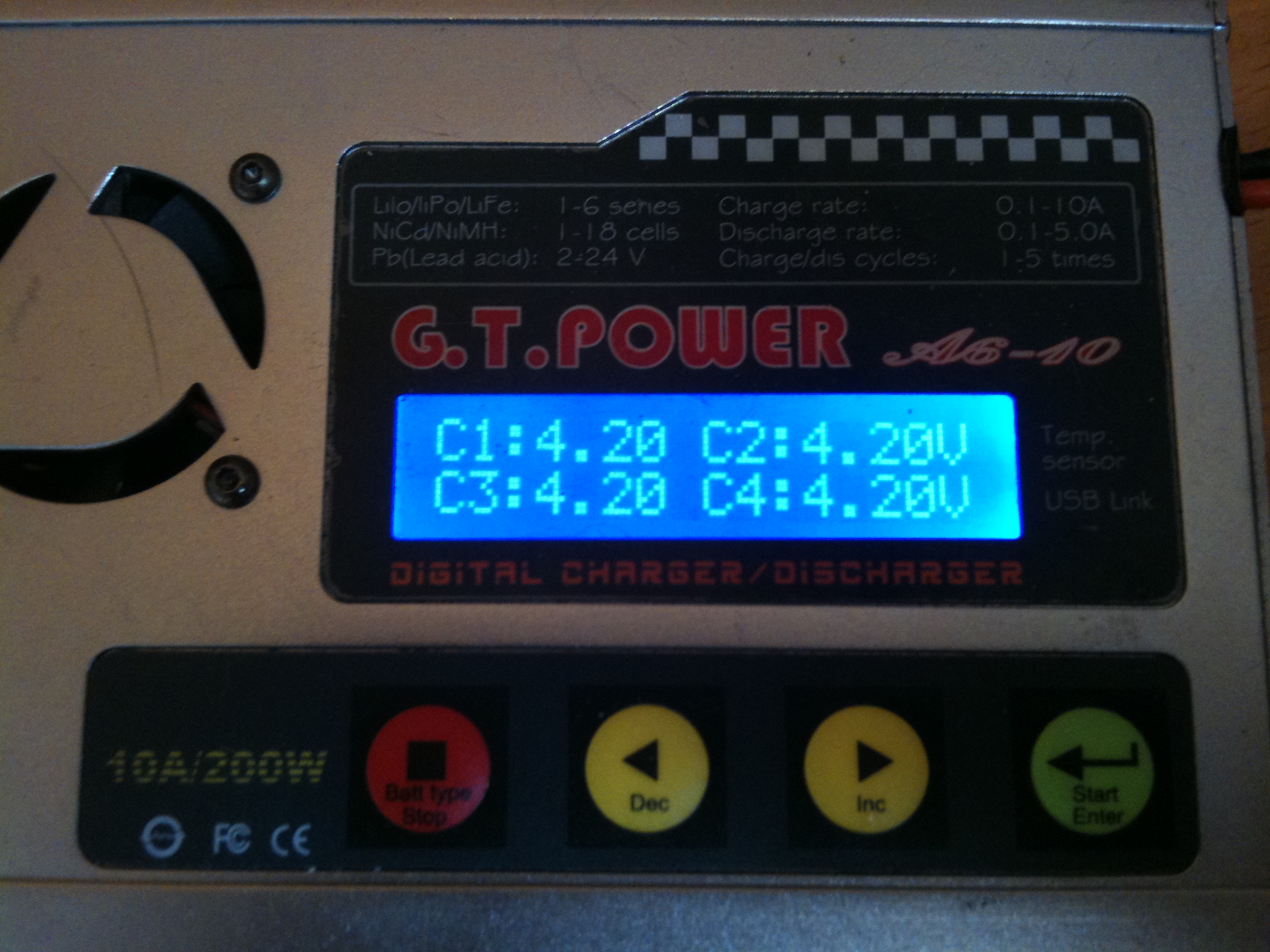 letzter Ladezyklus, perfekt gebalanced