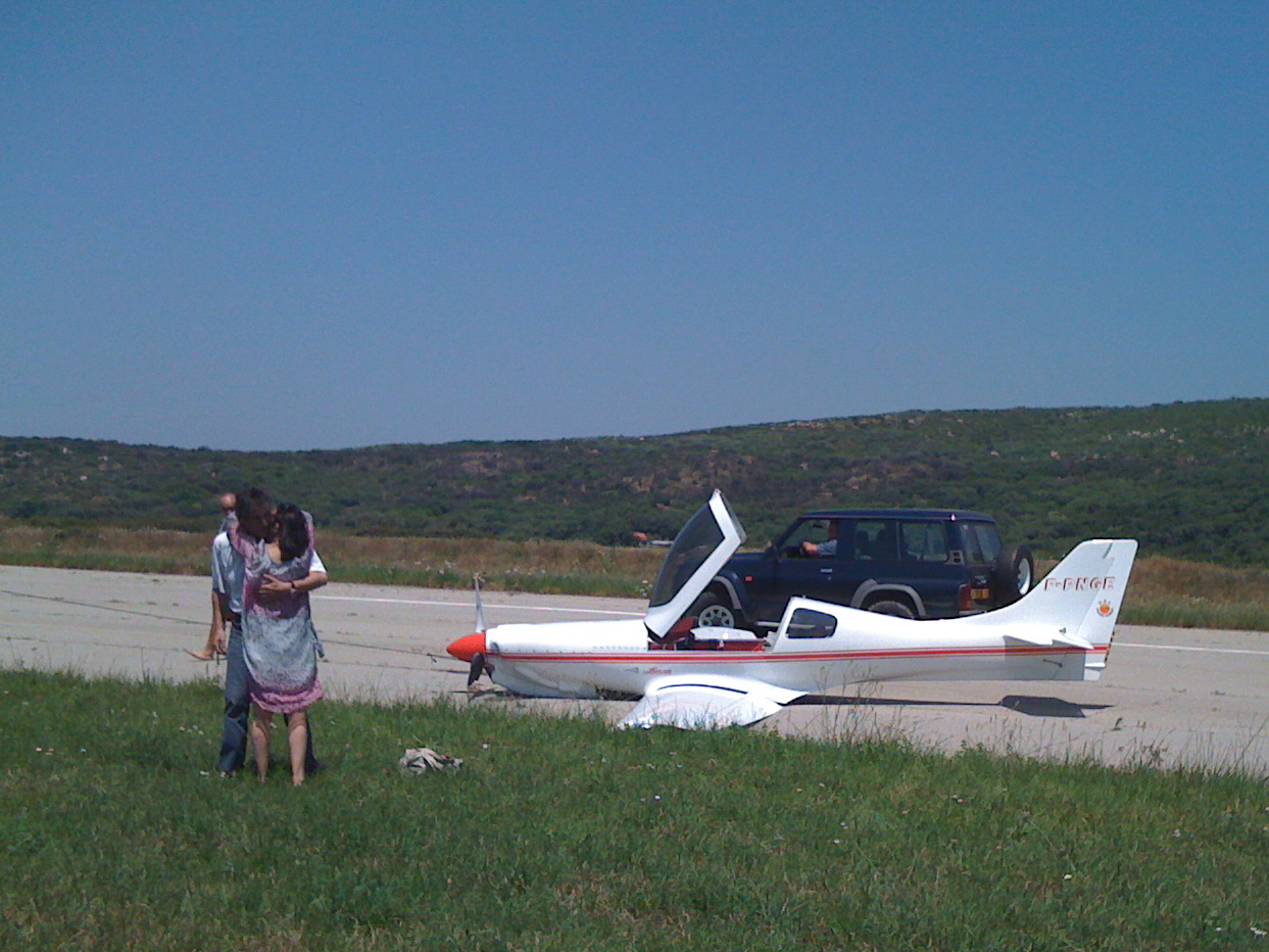 Lancair Legacy gear-up landing