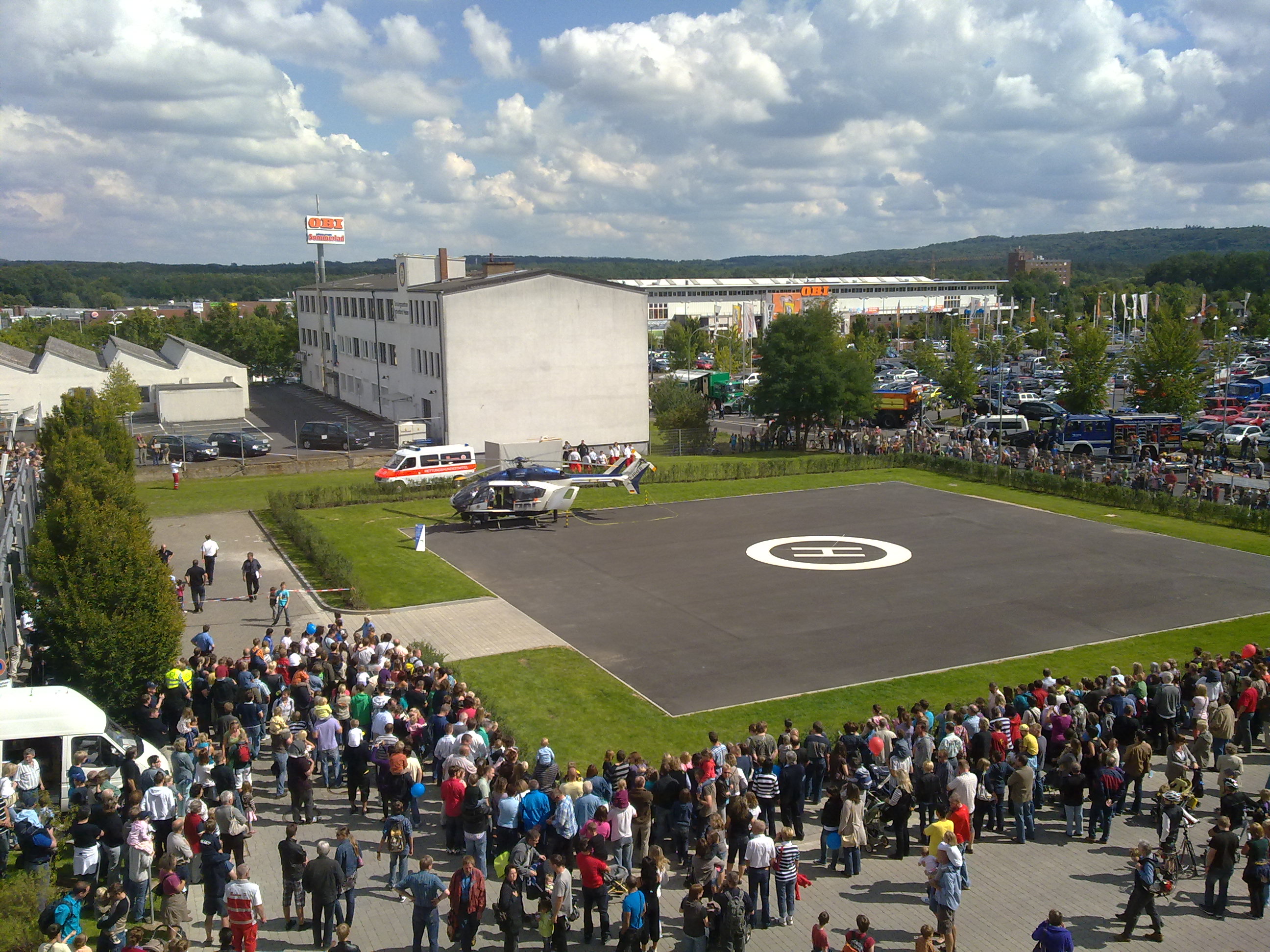 Blick aus Sarahs Bürofenster
