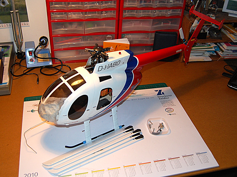 Vor der Blattmontage