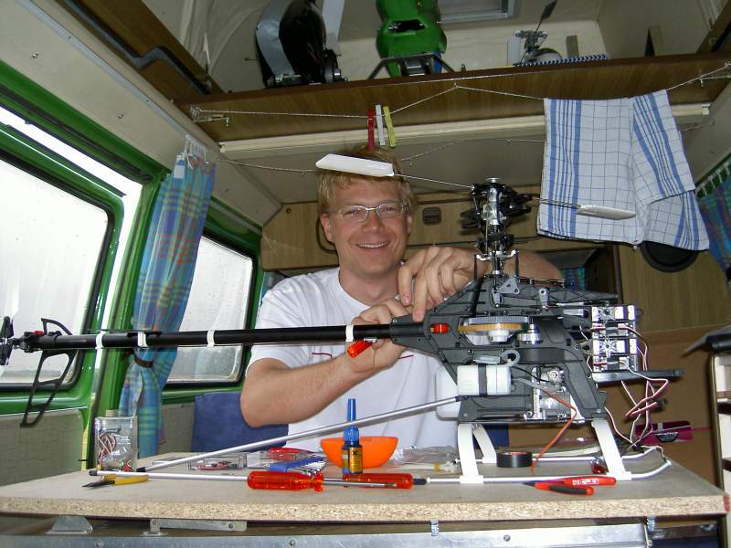 Spelle 2005 - Vex beim bau seines Raptors