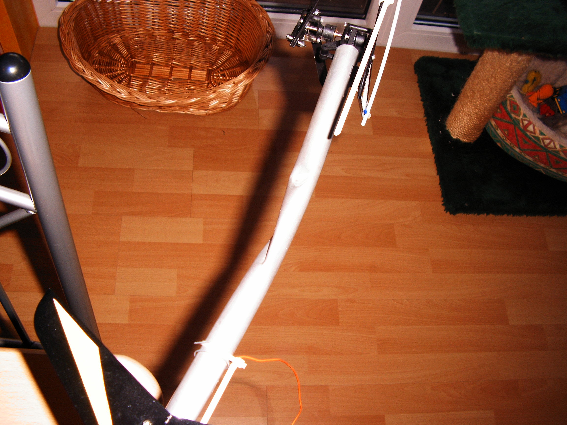 Im Heckrohr ist der Rotor eingeschlagen