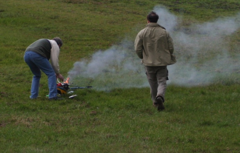 Die Rettung naht, aber wo ist der Feuerlöscher???