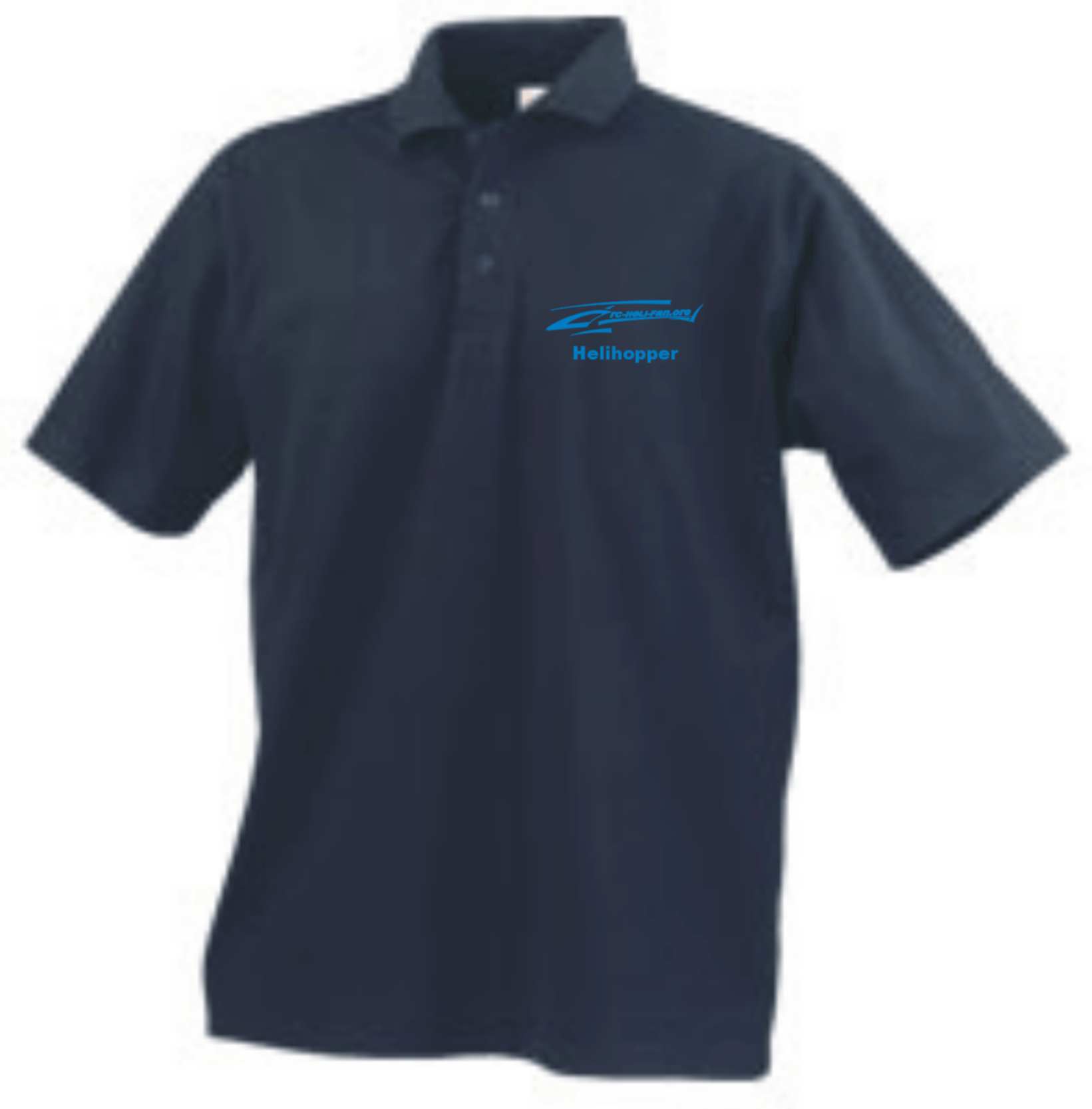 Poloshirt - schwarz - mit Logo und Personalisierung (beides erstmal als Grafik eingeblendet)