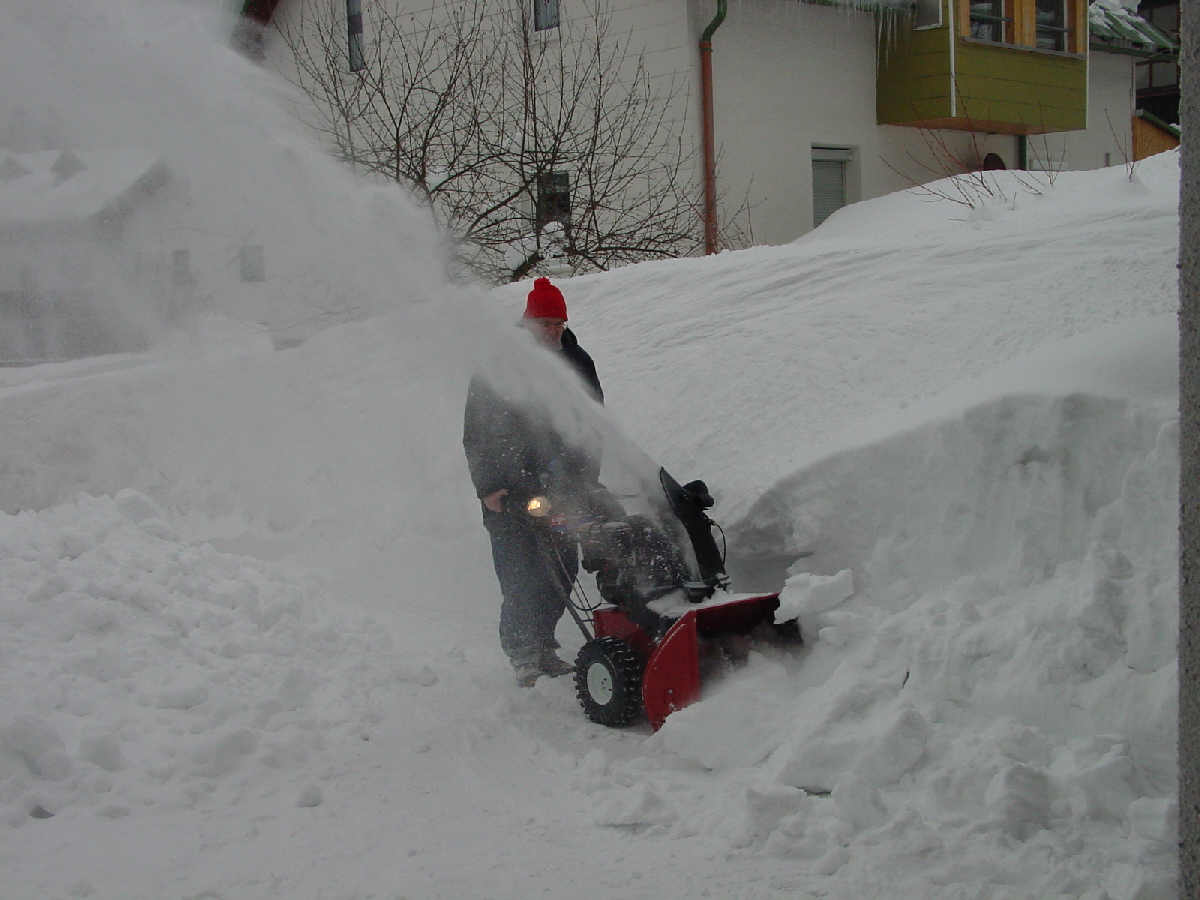 So sah das bei der Schneekatastrophe aus