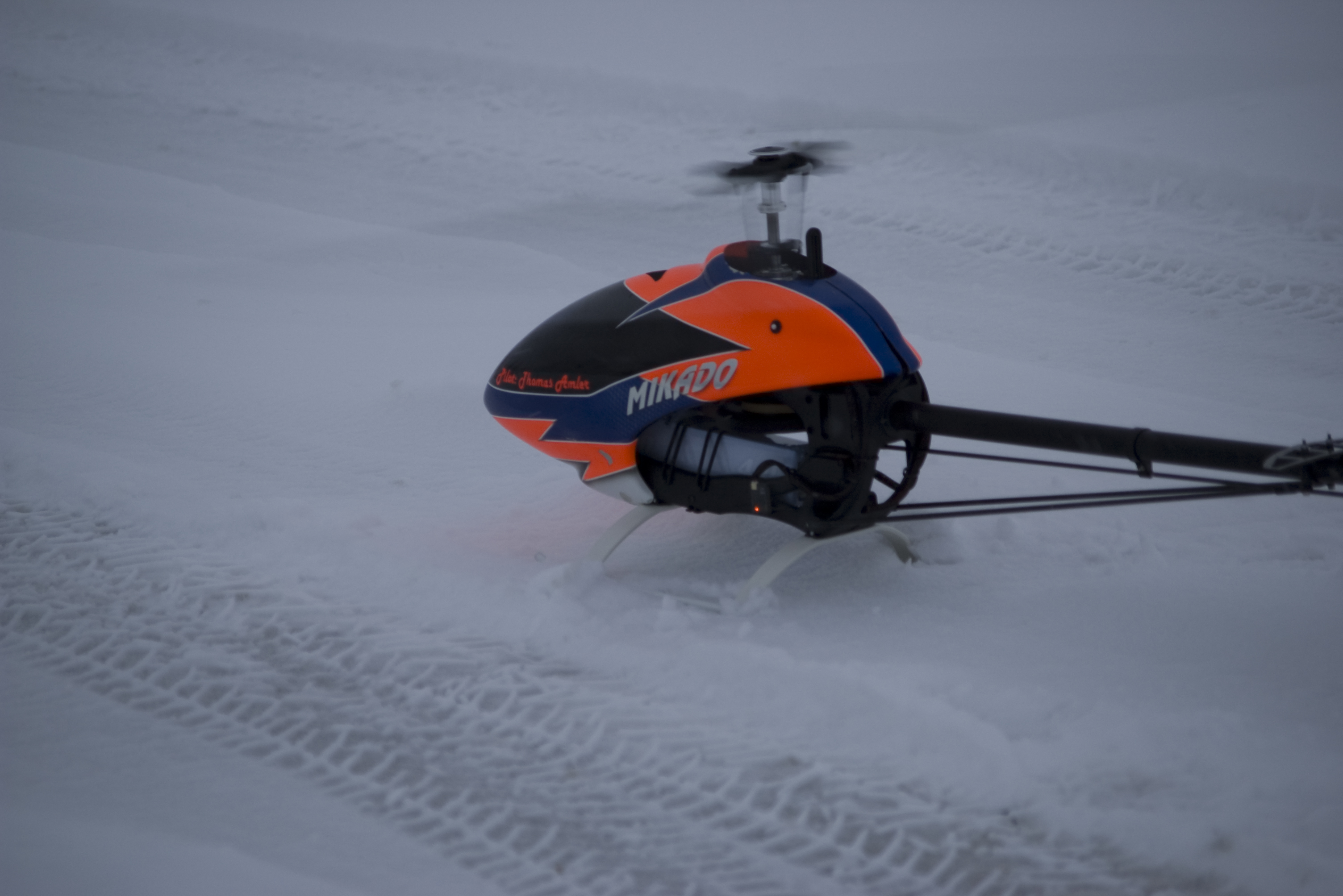 Start ins Schneegestöber! :-)