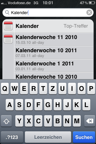 iPhone Spotlight