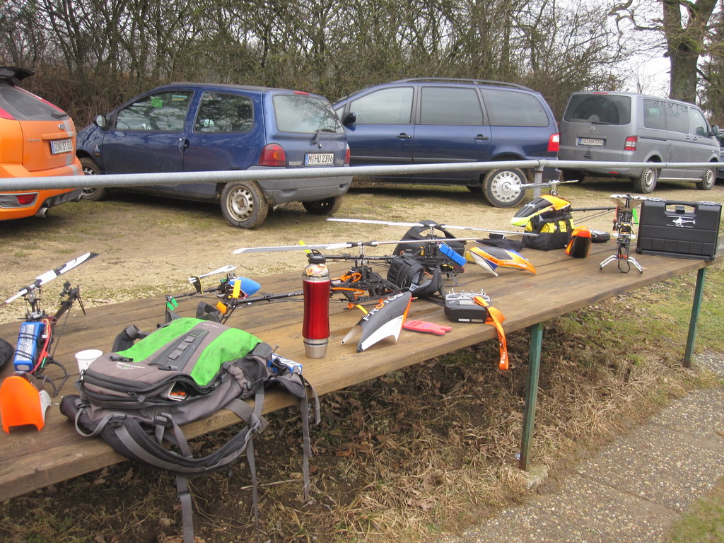 Schraubertisch der Gastflieger