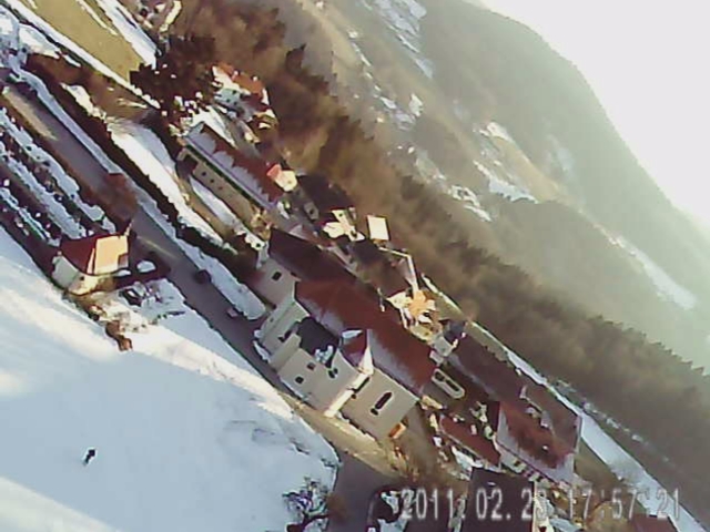 Mir Kirche und Friedhof...