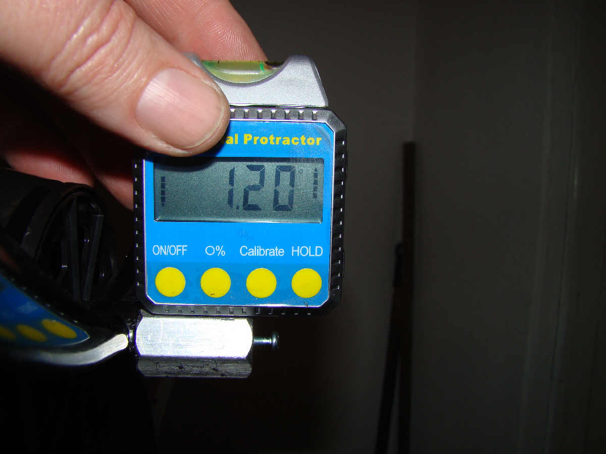 Motor -2° nach unten geneigt