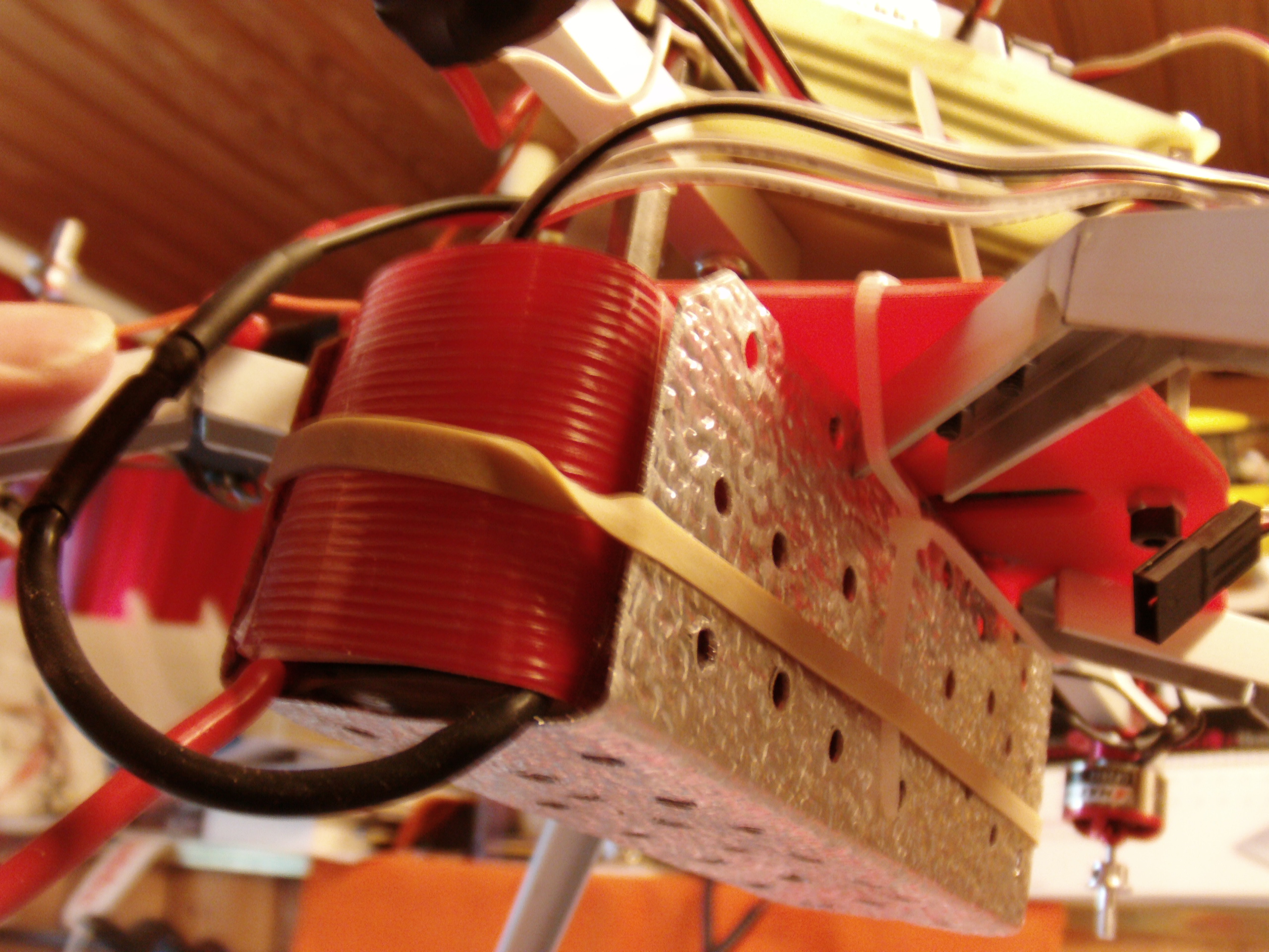 Akkuhalterung von vorne