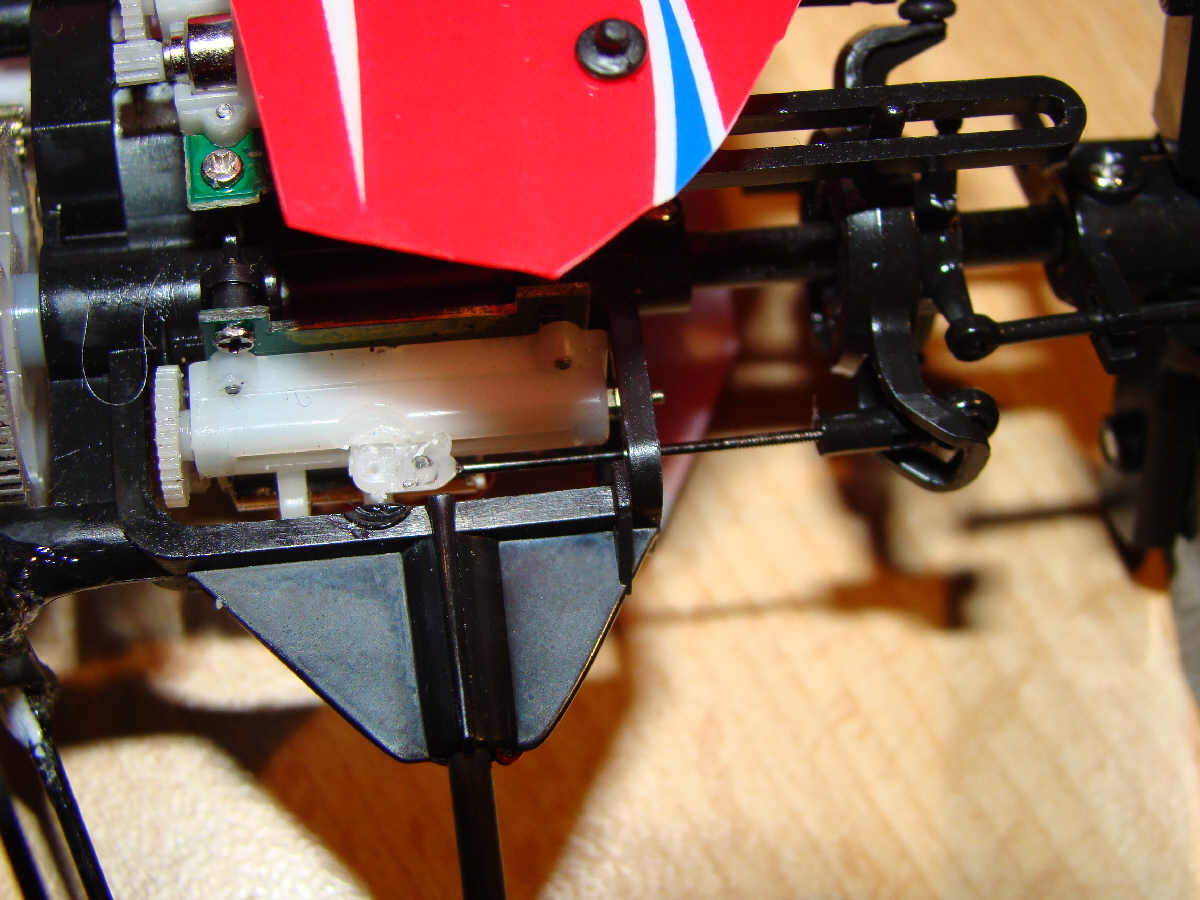 mSR Anlenkung im MCP-X Nickservo