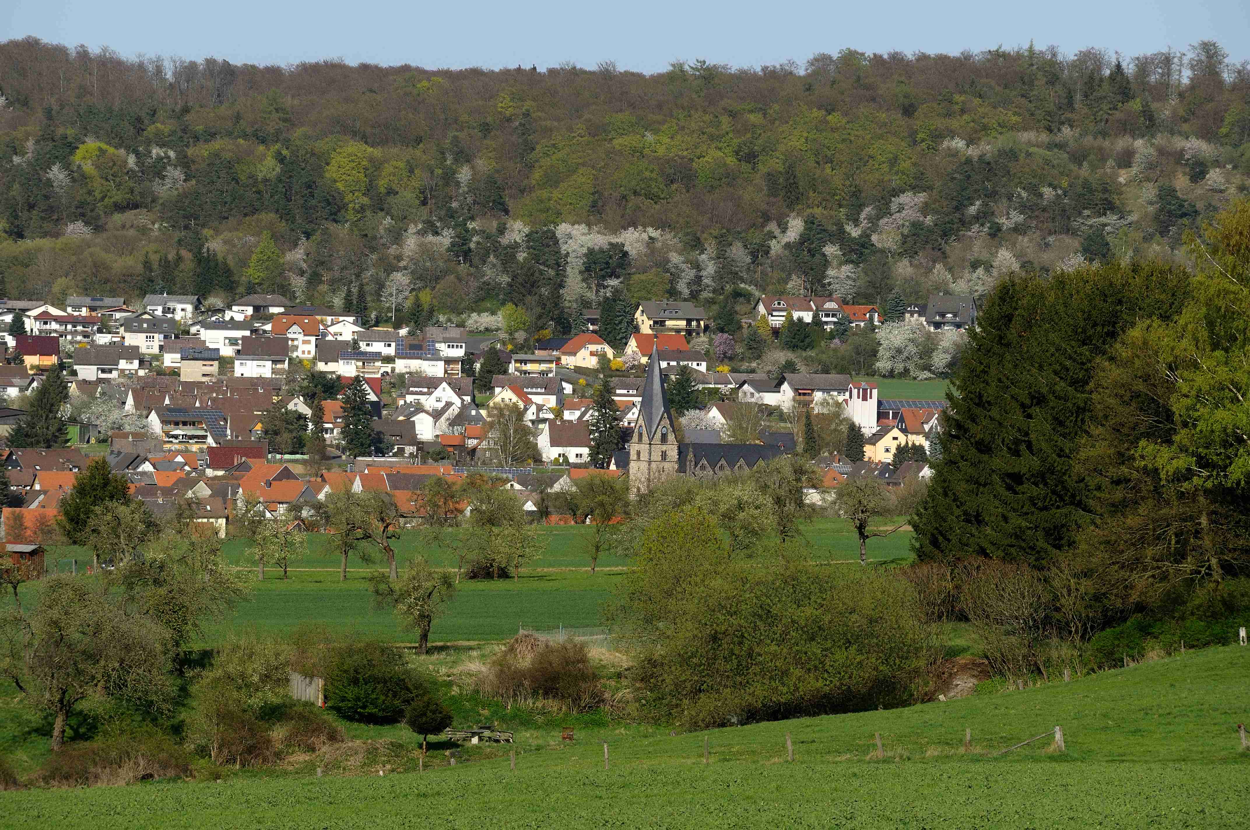 Gezoomter Blick auf Londorf