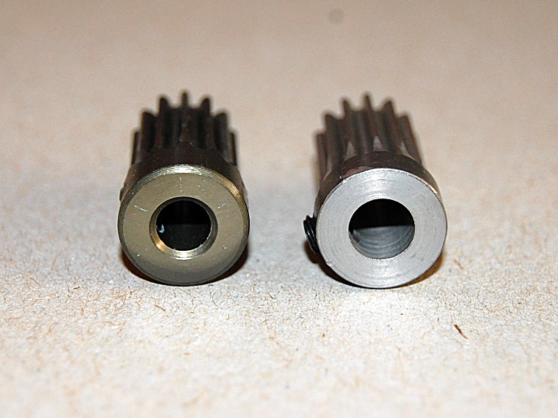links 5 mm, rechts 6 mm